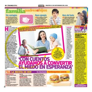 Lee más sobre el artículo Unos Días con Bobby en Trome: “Con cuentos ayudamos a convertir el miedo en esperanza”